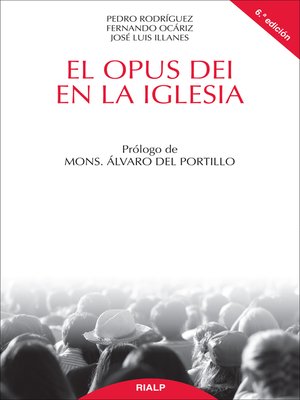 cover image of El Opus Dei en la Iglesia